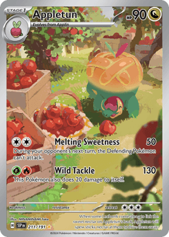 Appletun (Illustration Rare) - SV08: Surging Sparks (SV08)