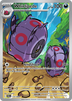 Whirlipede (Illustration Rare) - ZSV10PT5: Black Bolt (ZSV10PT5)
